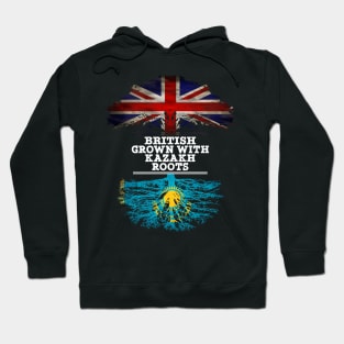 British Grown With Kazakh Roots - Gift for Kazakh With Roots From Kazakhstan Hoodie